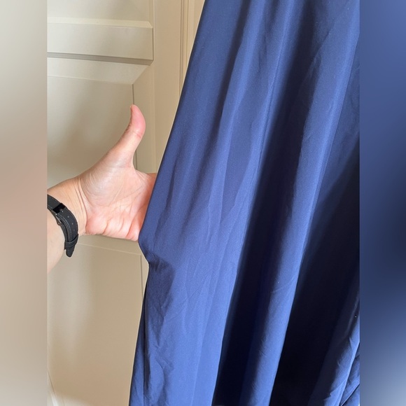Althleta PRESIDIO TRAVELER MAXI DRESS Navy Blue size small athleisure casual - Picture 10 of 11